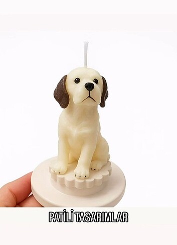 KÖPEK FİGÜRLÜ MUM