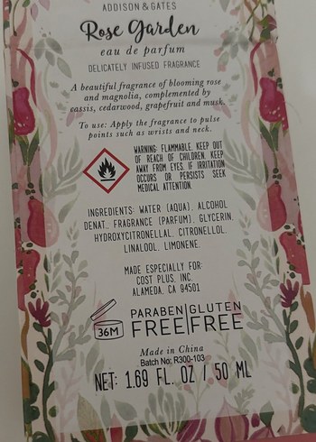 ADDİSON & GATES GÜL KOKULU PARFÜM - Görsel 3