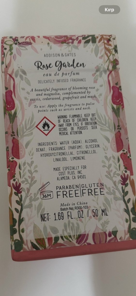 ADDİSON & GATES GÜL KOKULU PARFÜM - Görsel 3