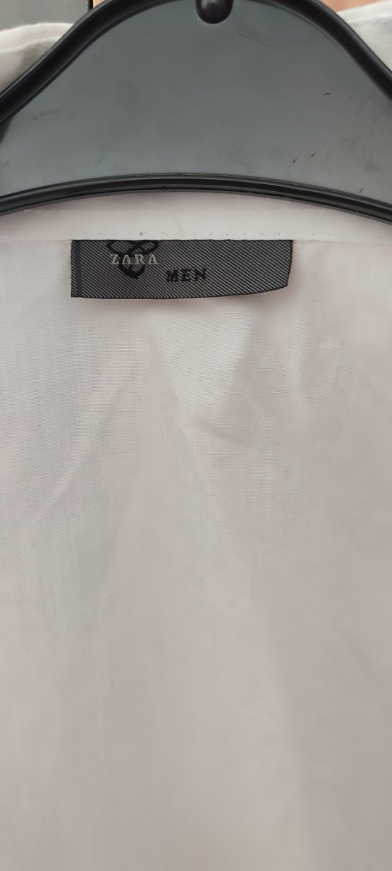 Düğmeli Beyaz Erkek Gömlek - Görsel 3