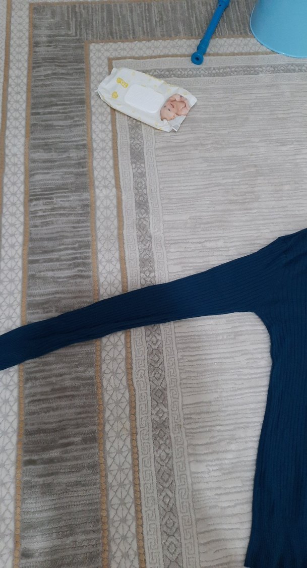 petrol mavisi boğazlı kazak defacto - Görsel 2