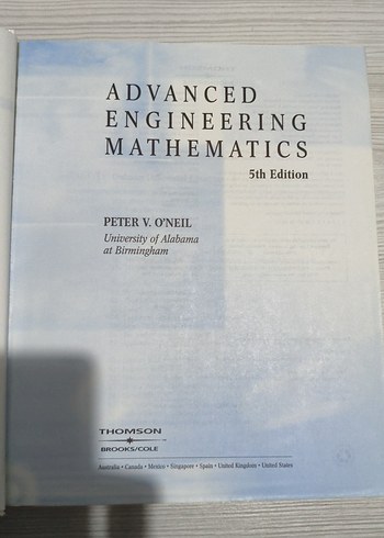 Advanced Engineering Mathematics 5th Edition - Görsel 3