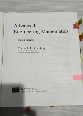Advanced Engineering Mathematics - Michael D. Greenberg - Görsel 3