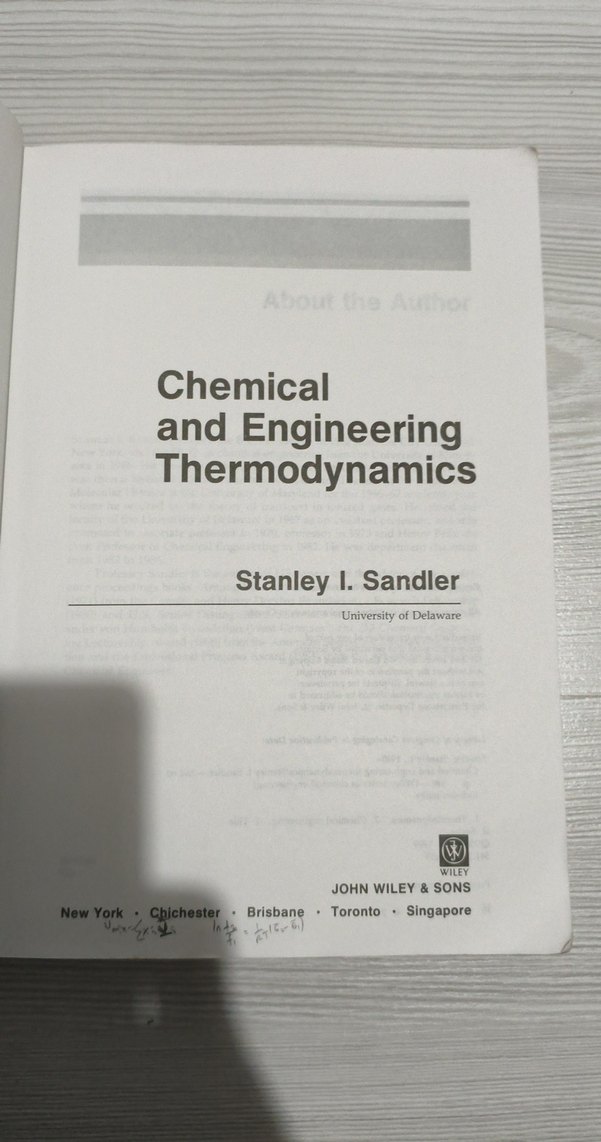 Chemical and Engineering Thermodynamics - Stanley I. Sandler - Görsel 3