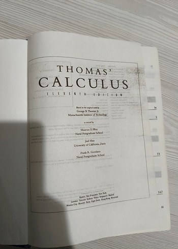 Thomas' Calculus - Görsel 3