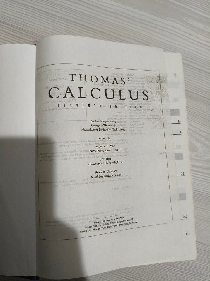Thomas' Calculus - Görsel 3