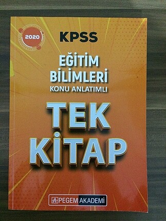 Pegem Eğitim Bilimleri KPSS 2020-2021 konu anlatım