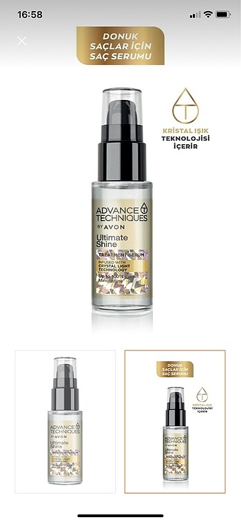 Avon saç yağı