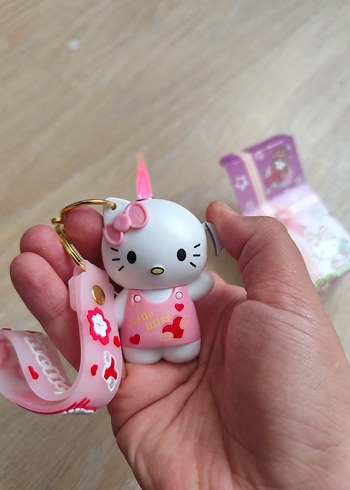 Pembe Hello Kitty Kurdeleli Anahtarlık - Görsel 2
