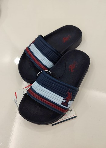 U.S Polo Assn. U.S. Polo Assn. Erkek Çocuk Mavi Terlik