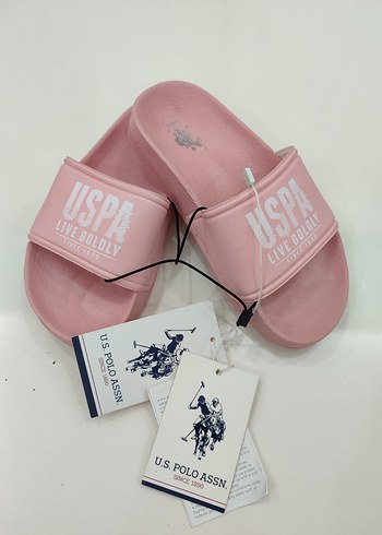 U.S. Polo Assn. Kız Çocuk Pembe Terlik