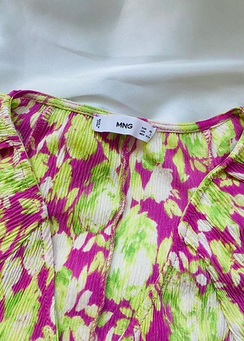 Renkli Pilili V Yaka Hamile Bluzu - Görsel 6