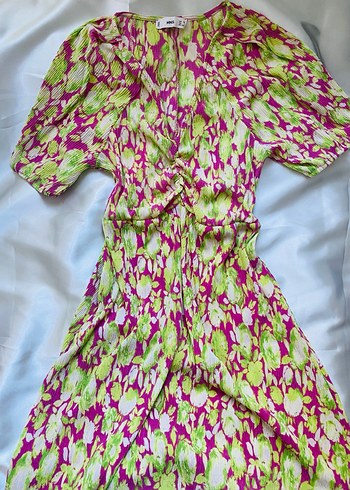 Renkli Pilili V Yaka Hamile Bluzu - Görsel 2