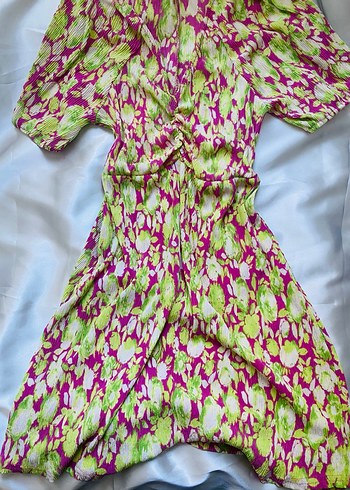 Renkli Pilili V Yaka Hamile Bluzu - Görsel 3