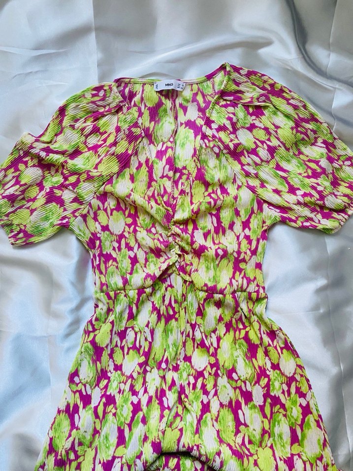 Renkli Pilili V Yaka Hamile Bluzu - Görsel 4