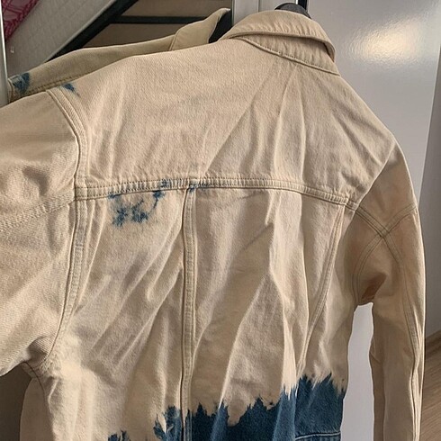 40 Beden Twist kot ceket crop