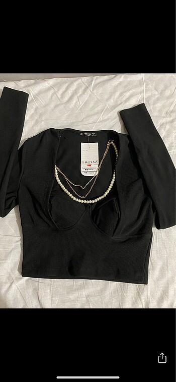 uzun kollu crop bustiyer