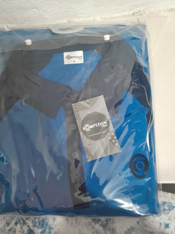 Erkek Mavi Uzun Kollu Rahat Pijama Takımı - Görsel 2