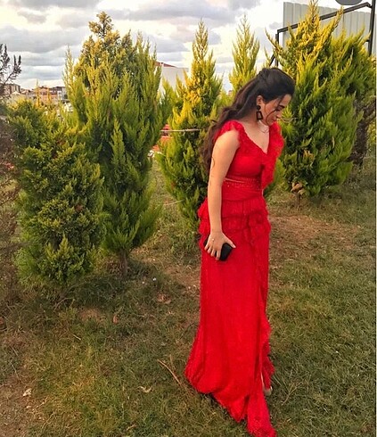 Diğer Kırmızı abiye/ kınalık