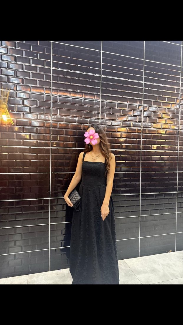 Siyah Korseli abiye elbise - Görsel 3