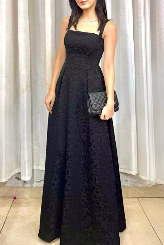 Siyah Korseli abiye elbise - Görsel 2