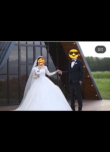 m Beden beyaz Renk Aysira gelinlik