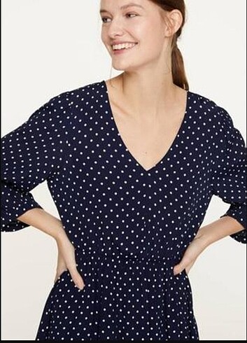 Oysho puantiyeli elbise  - Görsel 2