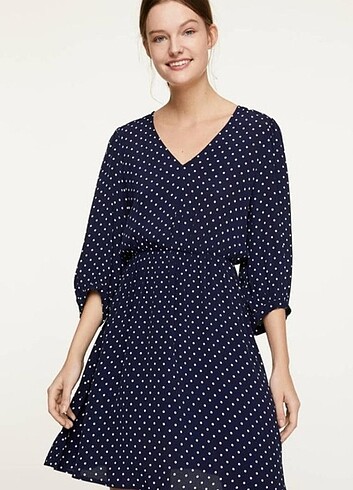 Oysho puantiyeli elbise  - Görsel 4