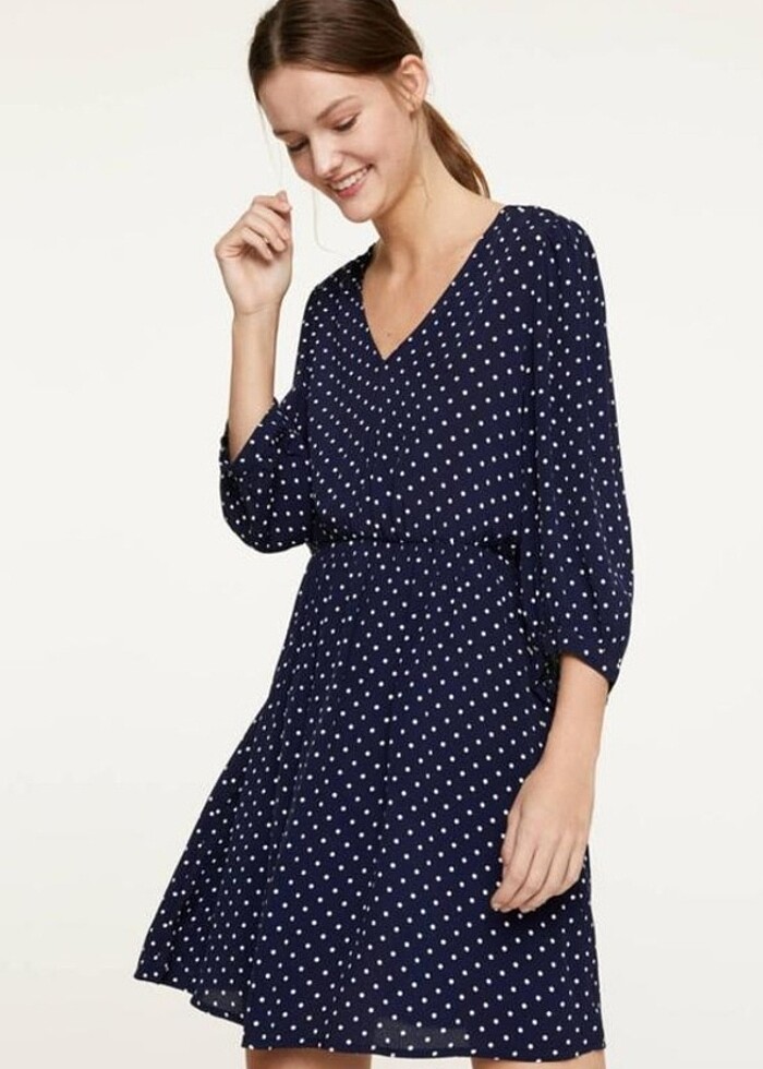 Oysho puantiyeli elbise  - Görsel 3