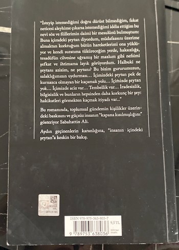 İçimizdeki Şeytan - Sabahattin Ali Roman