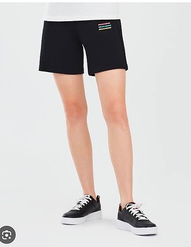 s Beden siyah Renk Kadın Skechers short