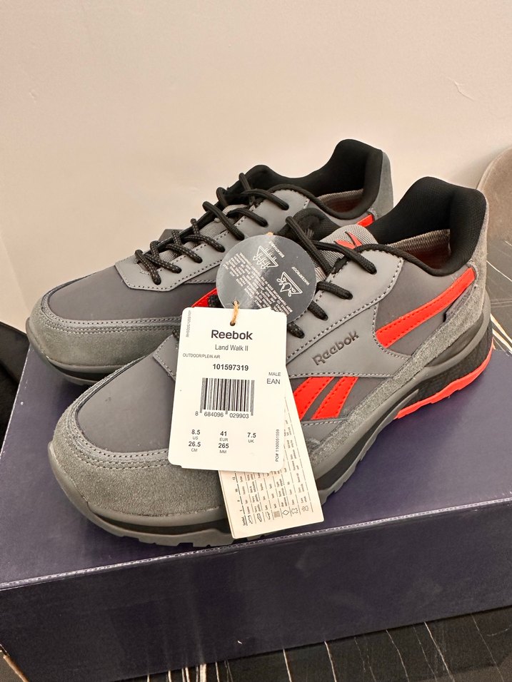 Gri Reebok Erkek Spor Ayakkabı - Görsel 5