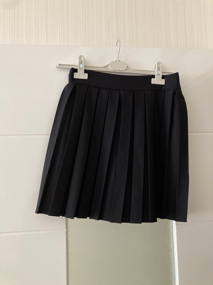 Siyah Pilili Mini Etek - Görsel 2