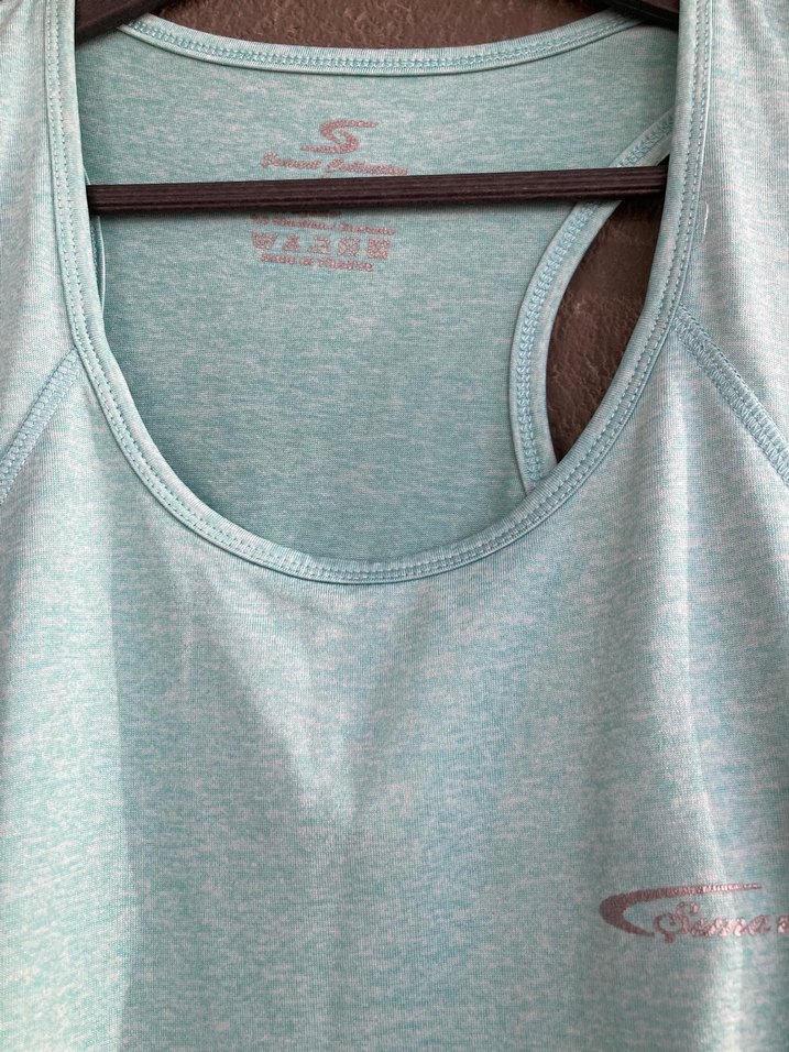 Turkuaz Kadın Atlet Rahat Kesim - Görsel 3