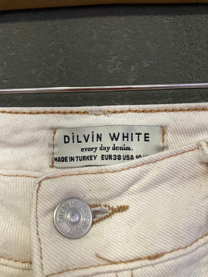 Krem Kot Pantolon - Görsel 3