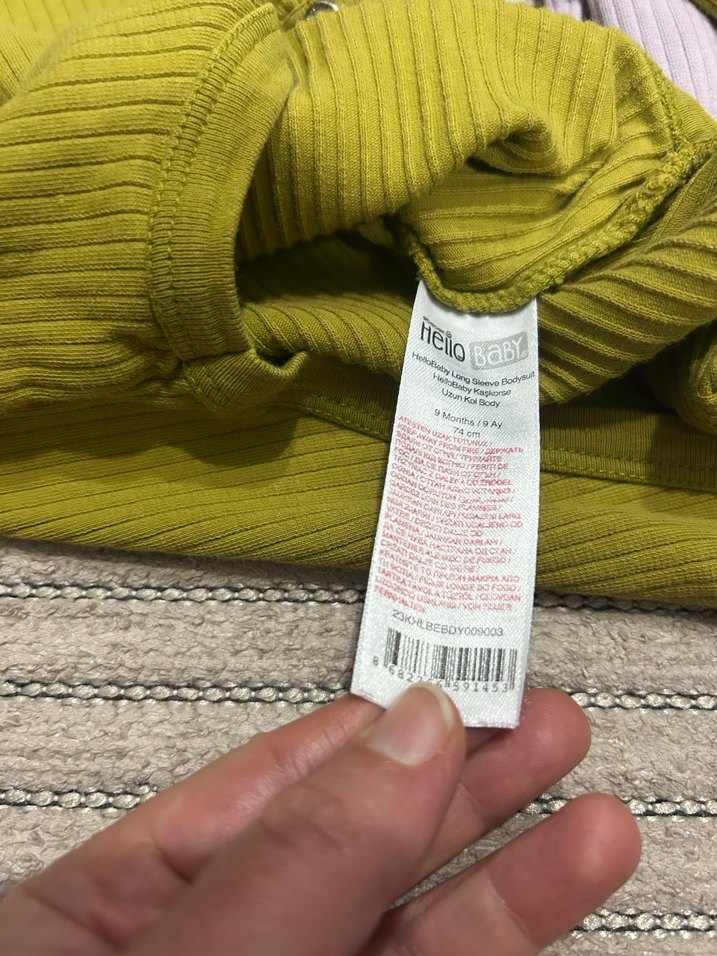 Hello baby uzun kollu zıbın - Görsel 4