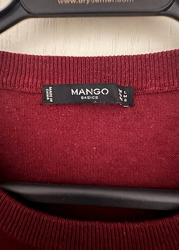 l Beden Mango Bordo Kadın Triko Kazak