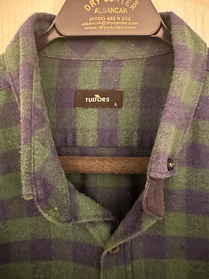 Tudors Yeşil Oduncu Erkek Gömleği - Görsel 3