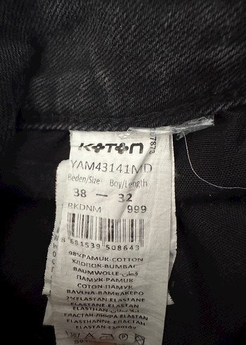 Koton Erkek Siyah Pantolon - Görsel 5