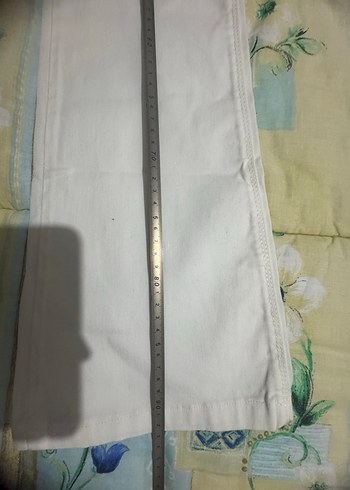 Beyaz Kadın Pantolonu - Görsel 5