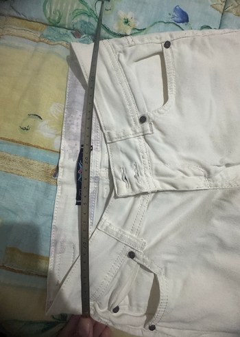 Beyaz Kadın Pantolonu - Görsel 3