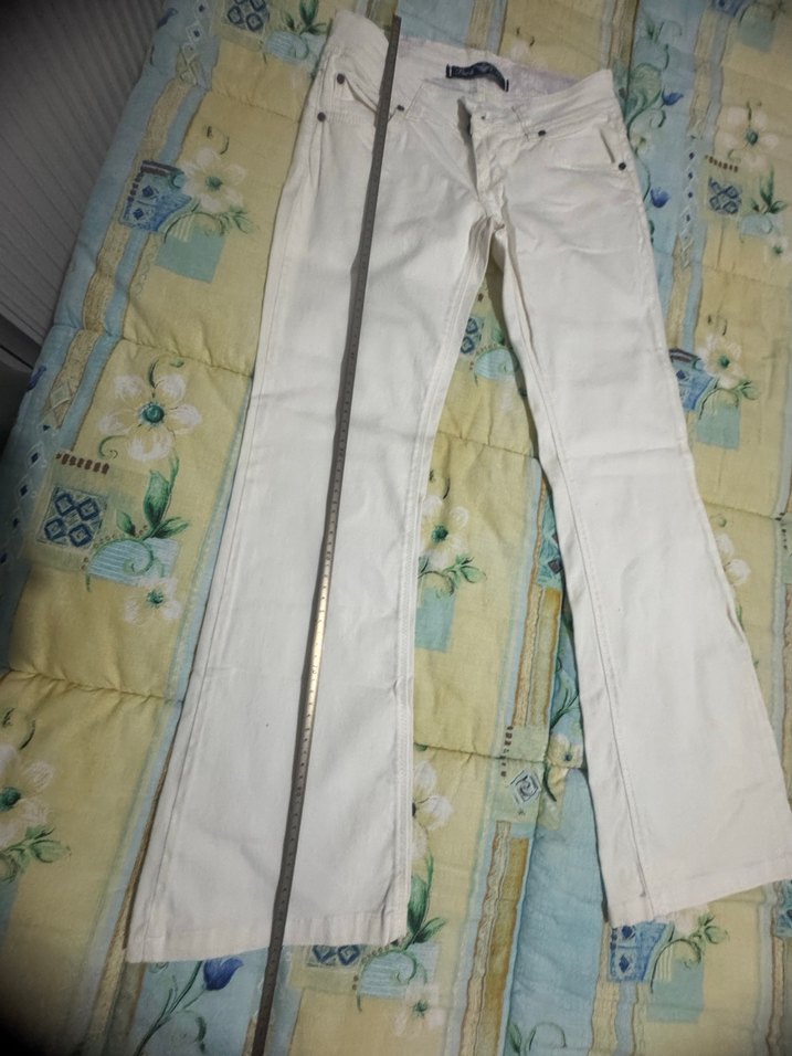 Beyaz Kadın Pantolonu - Görsel 4