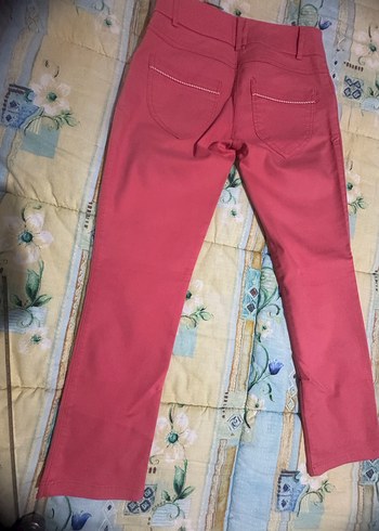 Pembe Kadın Günlük Pantolon - Görsel 2