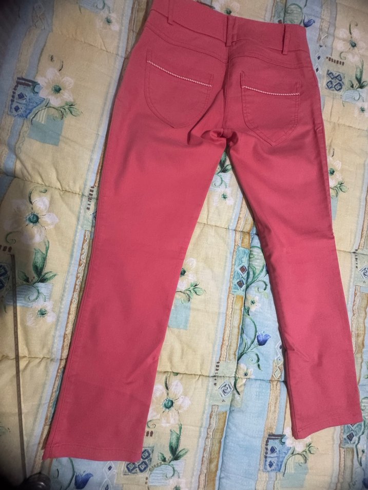 Pembe Kadın Günlük Pantolon - Görsel 2