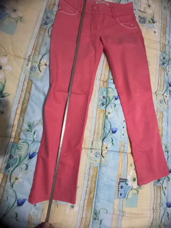 Pembe Kadın Günlük Pantolon - Görsel 4