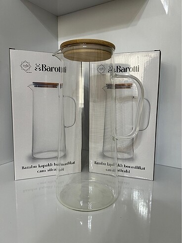 BAMBU KAPAK SIFIR CAM SÜRAHİ