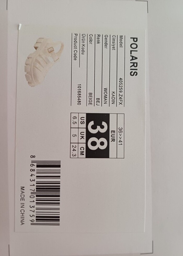 Önü Kapalı Sandalet - Görsel 2