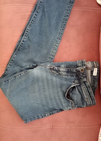 Erkek Mavi Denim Dar Kesim Kot Pantolon - Görsel 5