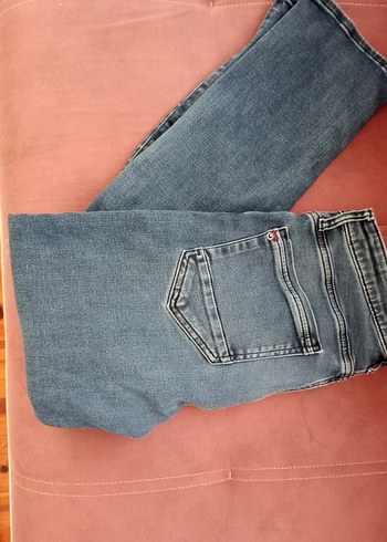 Erkek Mavi Denim Dar Kesim Kot Pantolon - Görsel 7