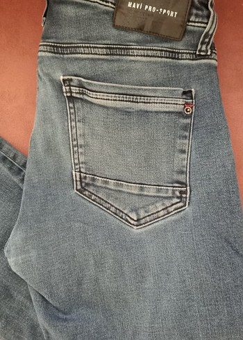 Erkek Mavi Denim Dar Kesim Kot Pantolon - Görsel 3